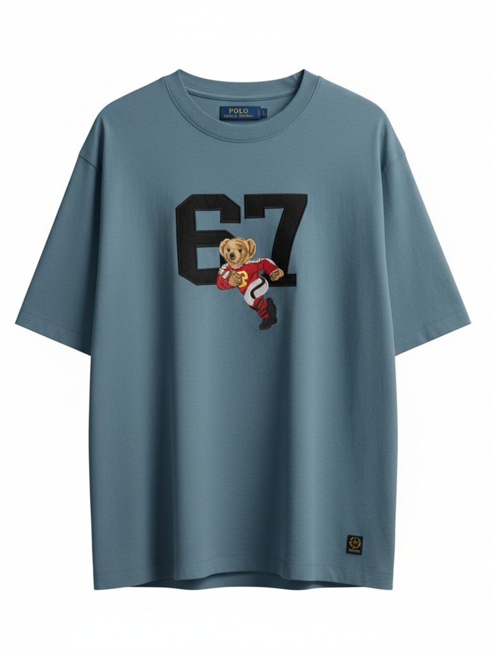 Polo Ralph Lauren Bear Graphic Tee Blue XL